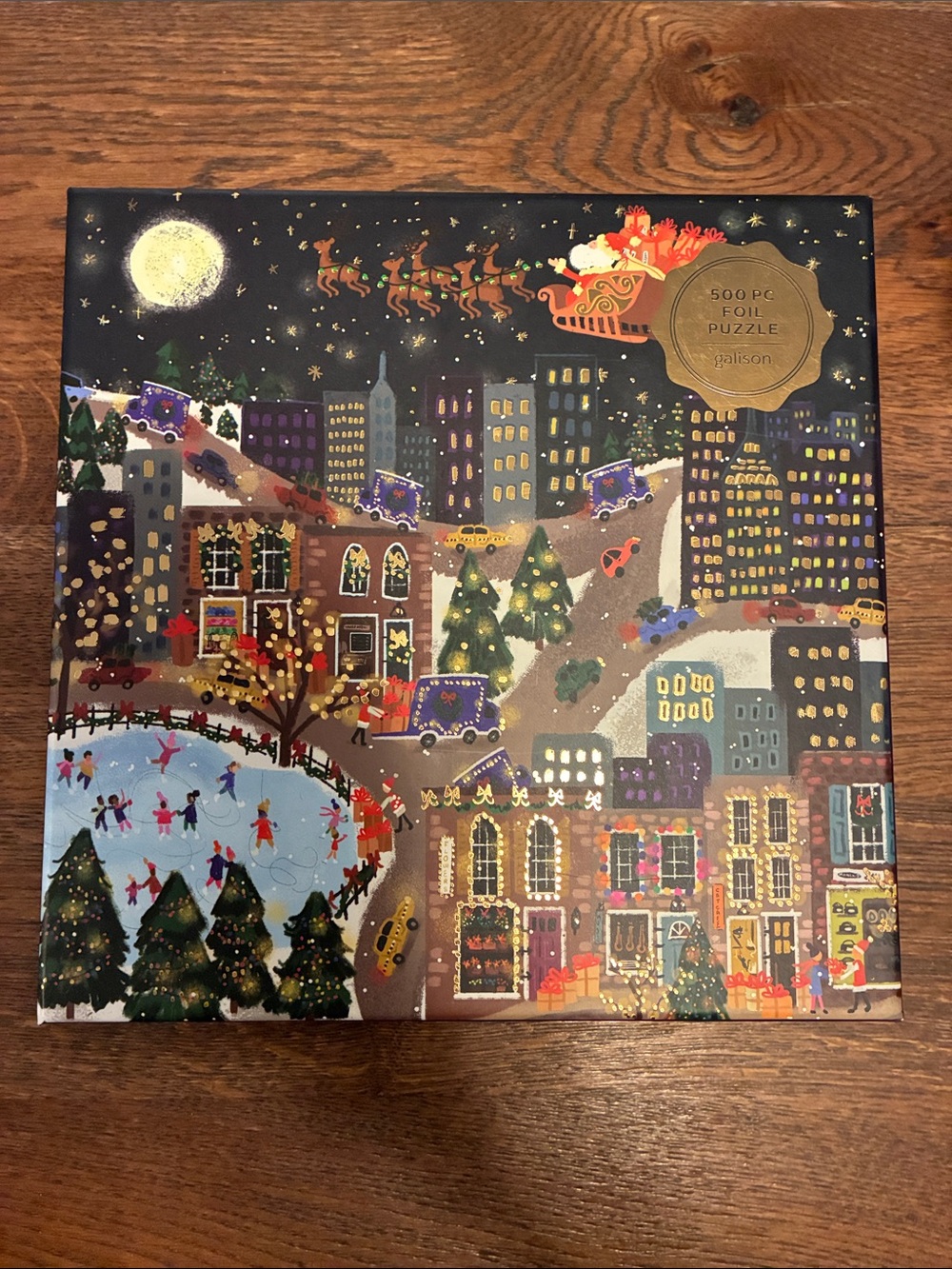 Winter themed jigsaw puzzle, 500 pieces